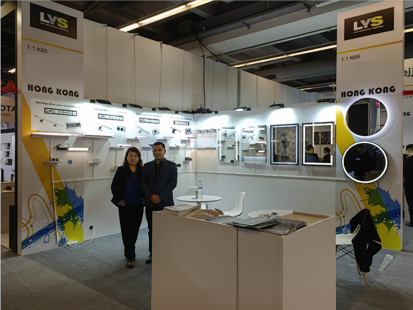 Pameran LED Mirror kami di ISH Frankfurt 2023 - Berita - Ningbo Lux universe Lighting Technology Co., Ltd.