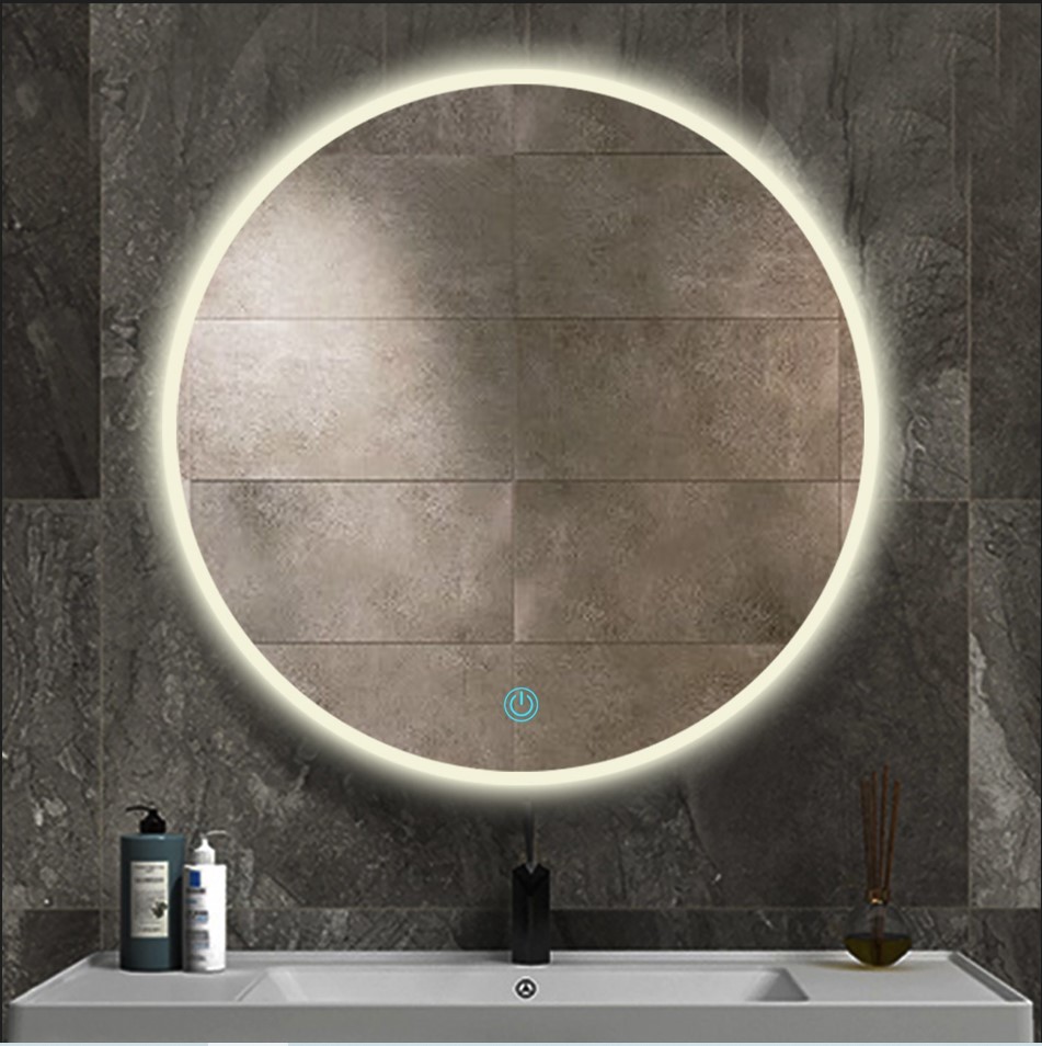 Kamar Mandi Make Up Vanity Round LED Mirror