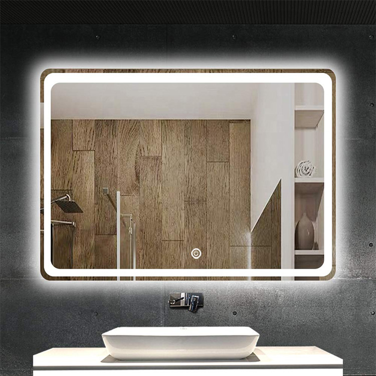 Wall Mounted LED Bathroom Mirror Untuk Dekorasi Rumah